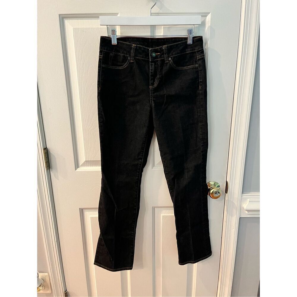 Talbots Dark Denim Heritage Straight Leg Jeans sz 6P EUC